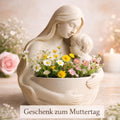 Mutter Kind Blumentopf | Geschenk zum Muttertag | Mutter Kind Figur Pflanztopf | Geschenk für Mama | Muttertagsgeschenk | Deko Blumentopf