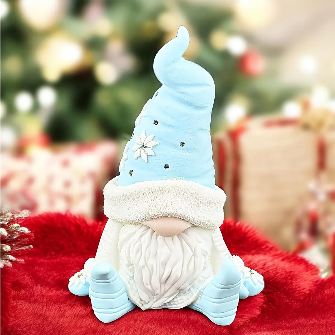 Silikonform Weihnachtswichtel sitzend – Wichtel-Gießform für Raysin, Keraflott, Gips und Beton – Weihnachtsdeko selber machen