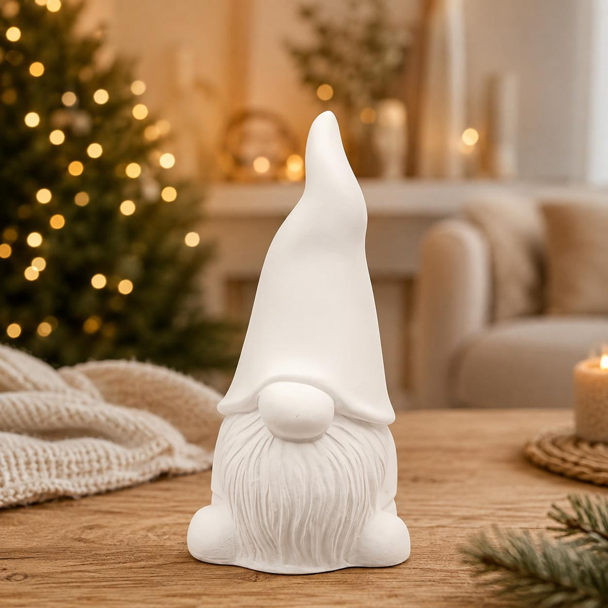 Silikonform Wichtel 10,5 cm – Gießform Weihnachtswichtel – Form für Raysin, Keraflott, Gips und Beton – Winterdeko DIY