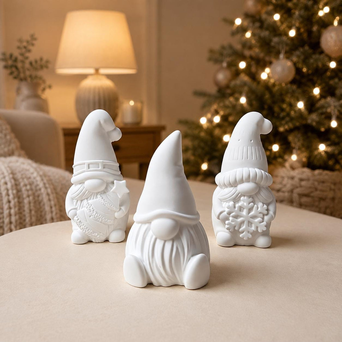 Silikonformen Wichtel  Weihnachtswichtel Gießformen 3er-Set  für Raysin, Keraflott, Gips und Beton  Weihnachtsdeko DIY
