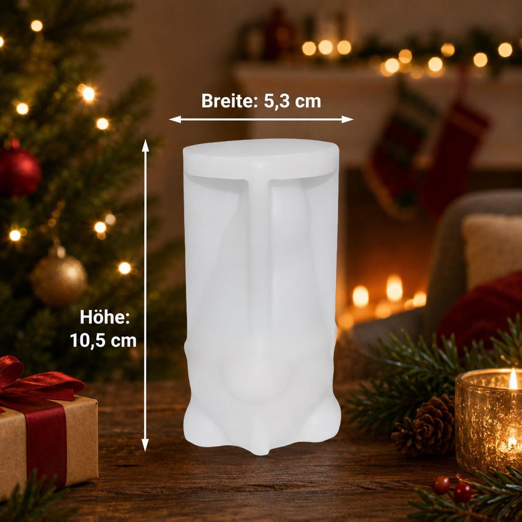 Silikonform Wichtel 10,5 cm – Gießform Weihnachtswichtel – Form für Raysin, Keraflott, Gips und Beton – Winterdeko DIY