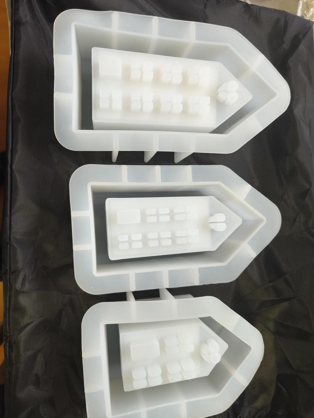 Silikon Gießform, Lichter Haus, Kerzenleuchter, Raysin, Keraflott